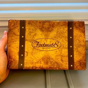 FootMates US Size 9 Toddler Leather Mint colored dress shoe new in box.